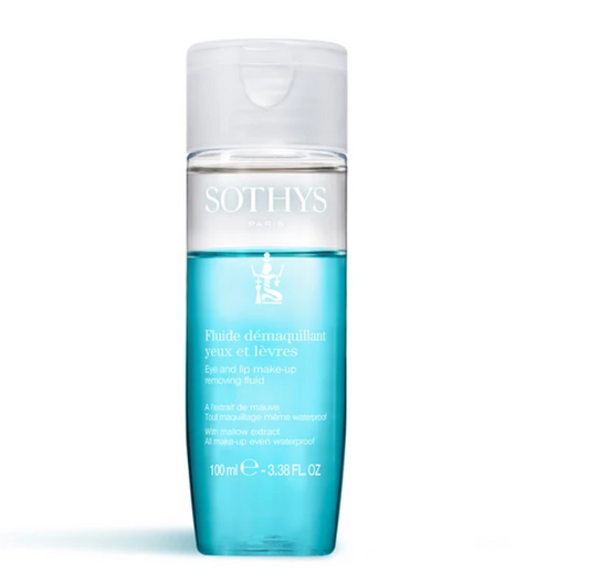 Eye and lip make-up removing fluid