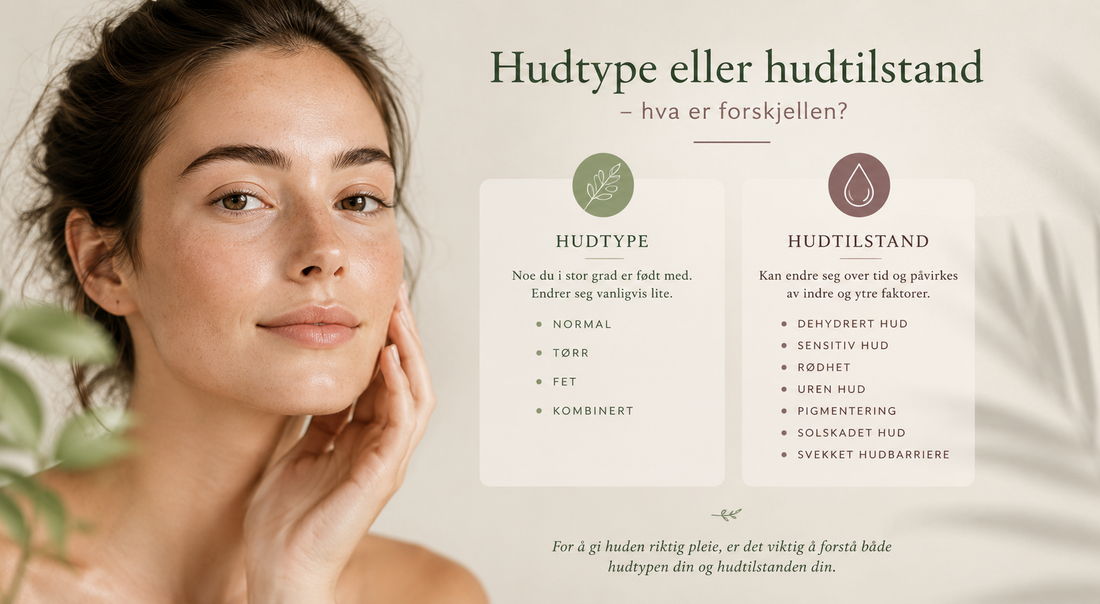 Hudtype eller hudtilstand – vet du forskjellen?