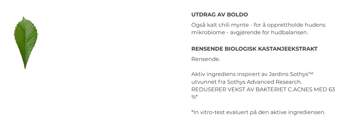 Boldo og kastanjeekstrakt