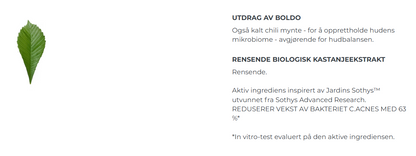 Boldo og kastanjeekstrakt