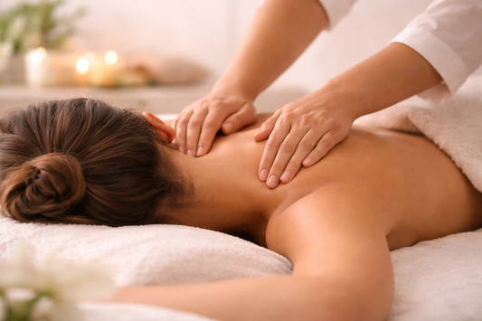 Back Massage Before Facial Treatment - 10 min