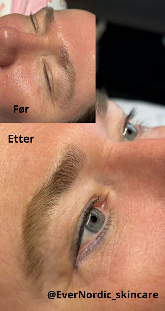 Forming og farging av vipper og bryn